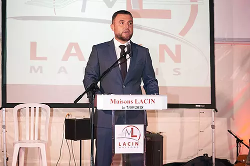 Inauguration du showroom - discours de Murat Lacin