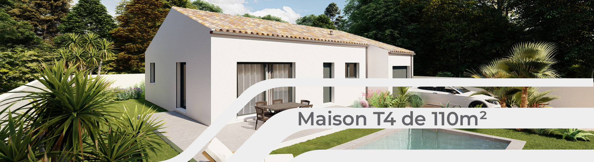 Modèle Centaure - Maison T4 de 110m²